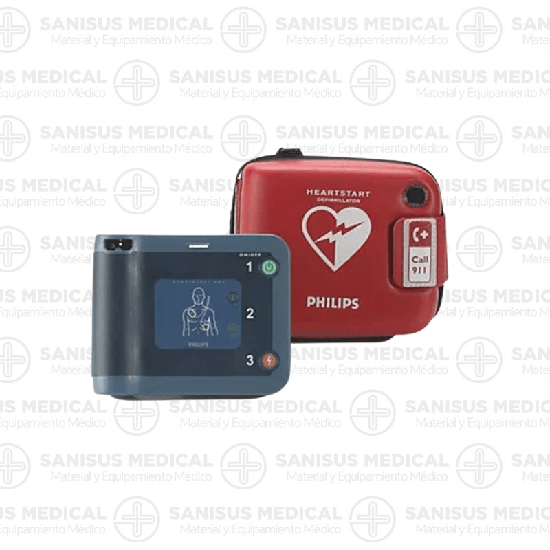 Desfibrilador semiautomático + Bolsa + Llave Pediátrica-Philips FRX