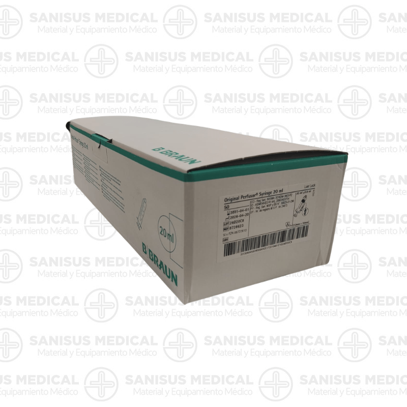 Jeringa Braun perfusor con aguja de carga 20ml Caja 50 uds - Imagen 3