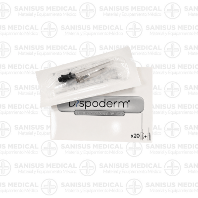Kit de microcánula dispoderm de 22GX50MM AE con aguja caja de 20uds
