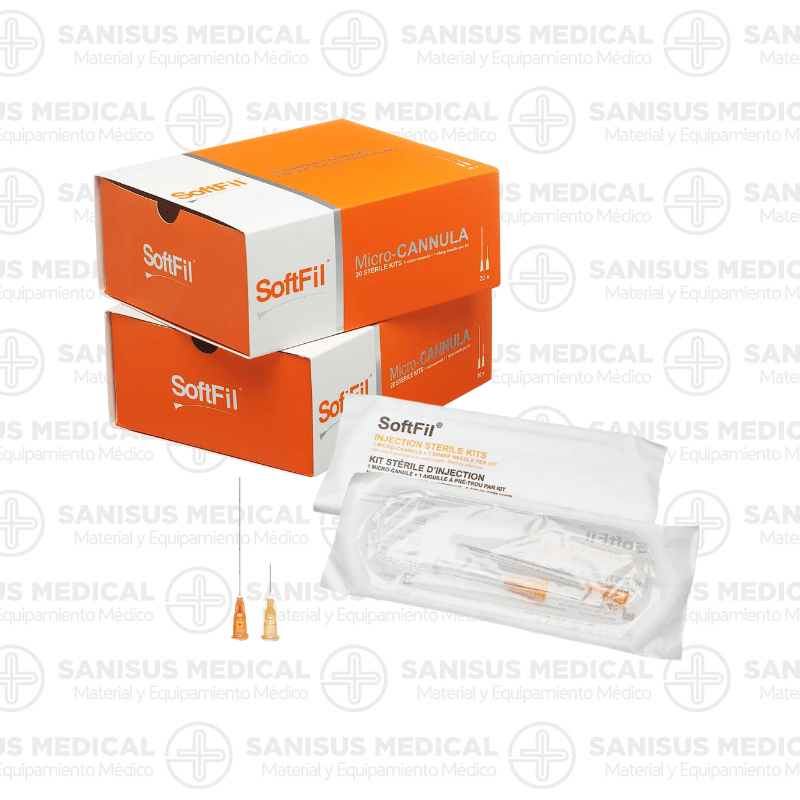 kit de microcánulas de precisión SoftFil 25G x 40mm Caja 20 uds. - Imagen 2