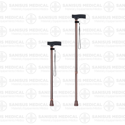 Baston de aluminio klmed largo ajustable 59cm-92cm