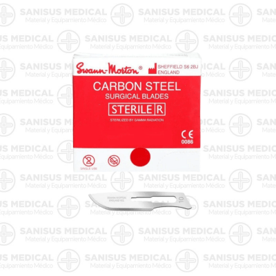 Hojas Bisturí Estériles Swann Morton blades 10 Caja 100 Uds